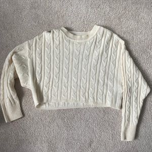 White sweater, great condition, light